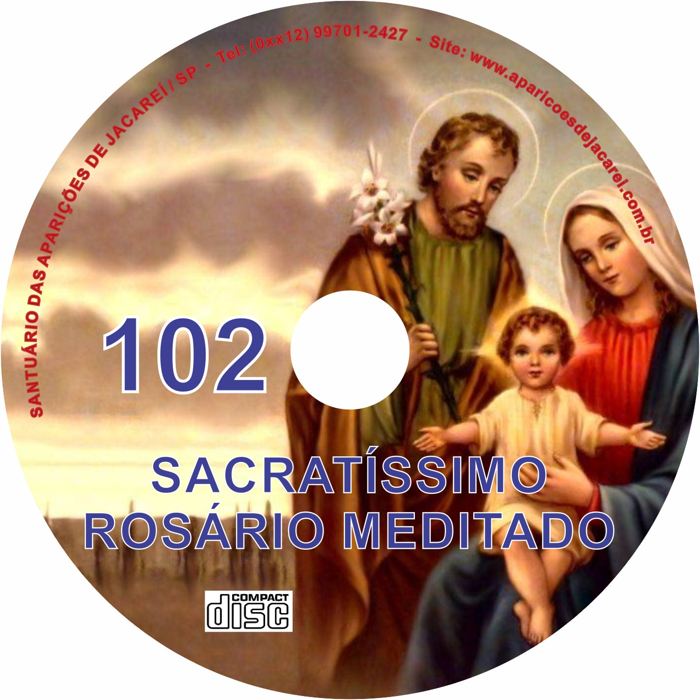 CD Rosário Meditado 102 CD Rosário Meditado 102